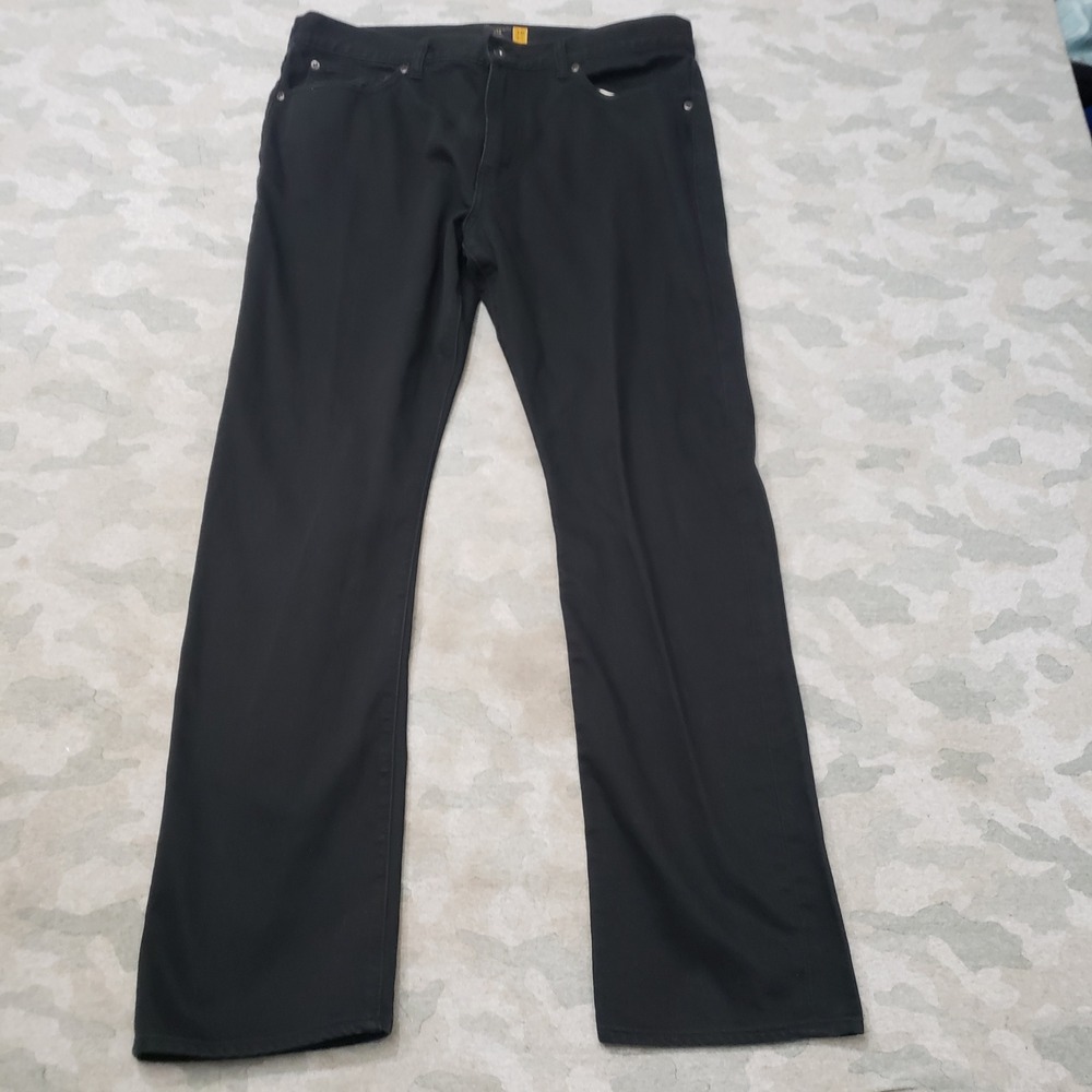 J. Crew 770 Pants Mens 36x32 Black Straight Fit Pockets
